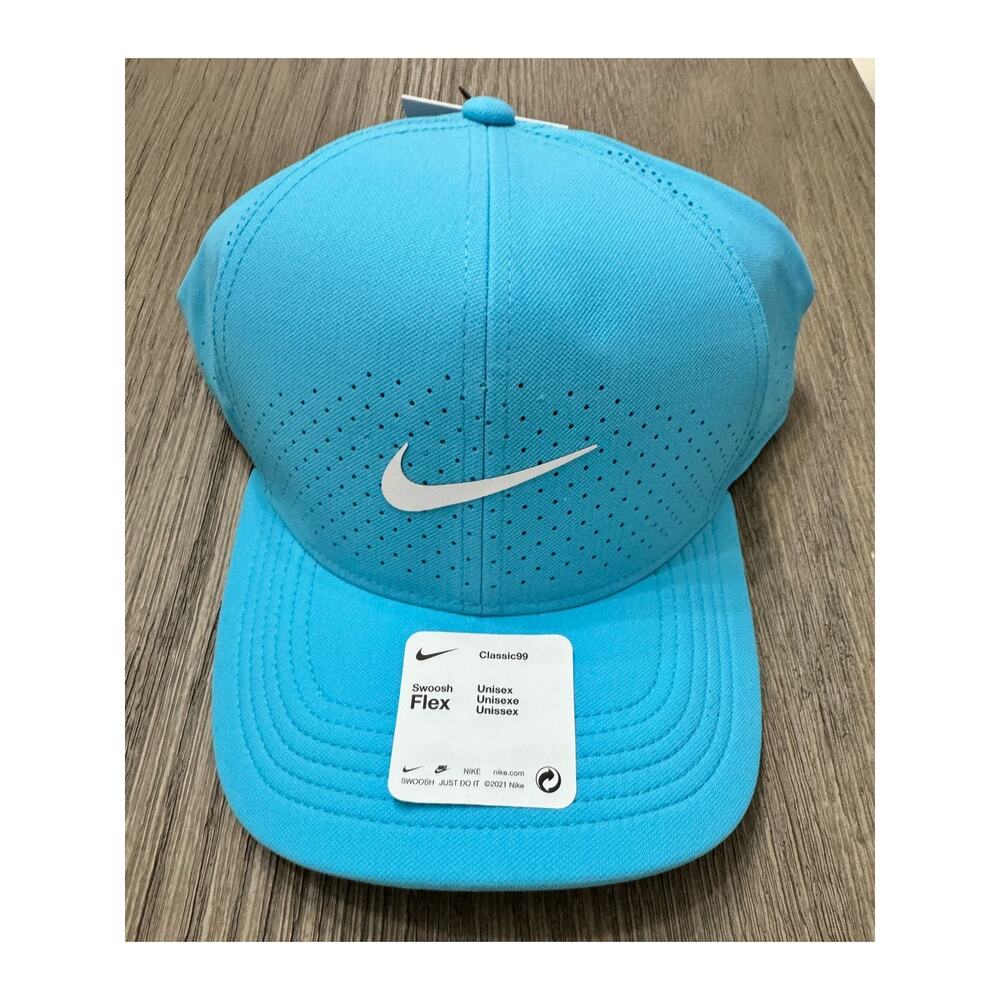 Nike AeroBill Classic 99 Perforated Golf Hat Cap AV6956-416 One Size Unisex Blue